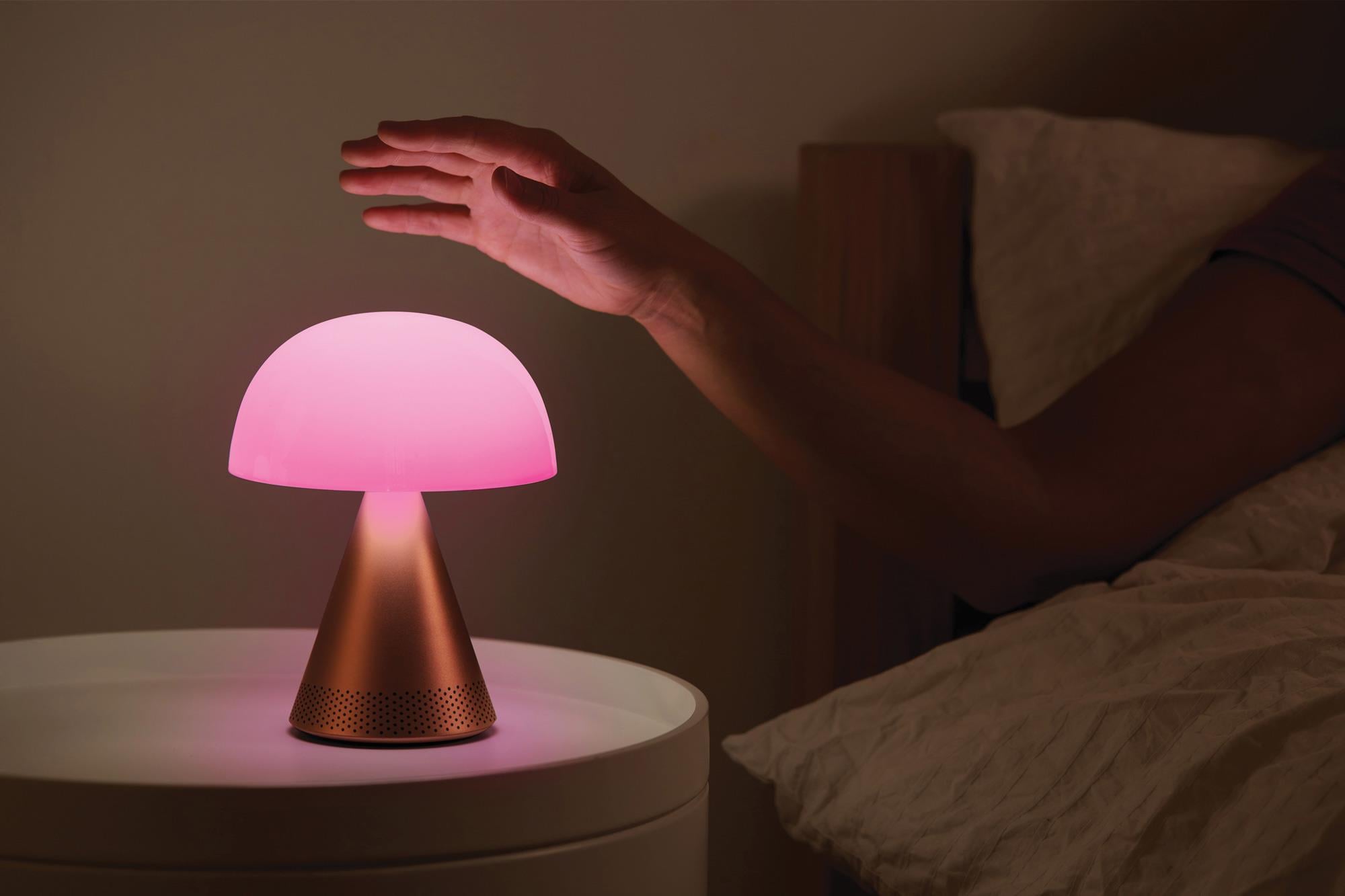 Lexon Mina L Led Lamba ve  Bluetooth Hoparlör Dore