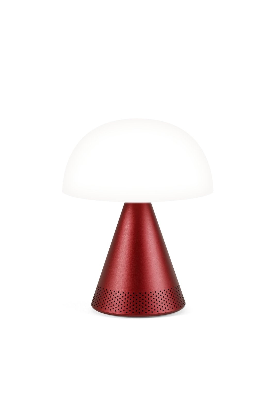 Lexon Mina L Led Lamba ve  Bluetooth Hoparlör Koyu Kırmızı