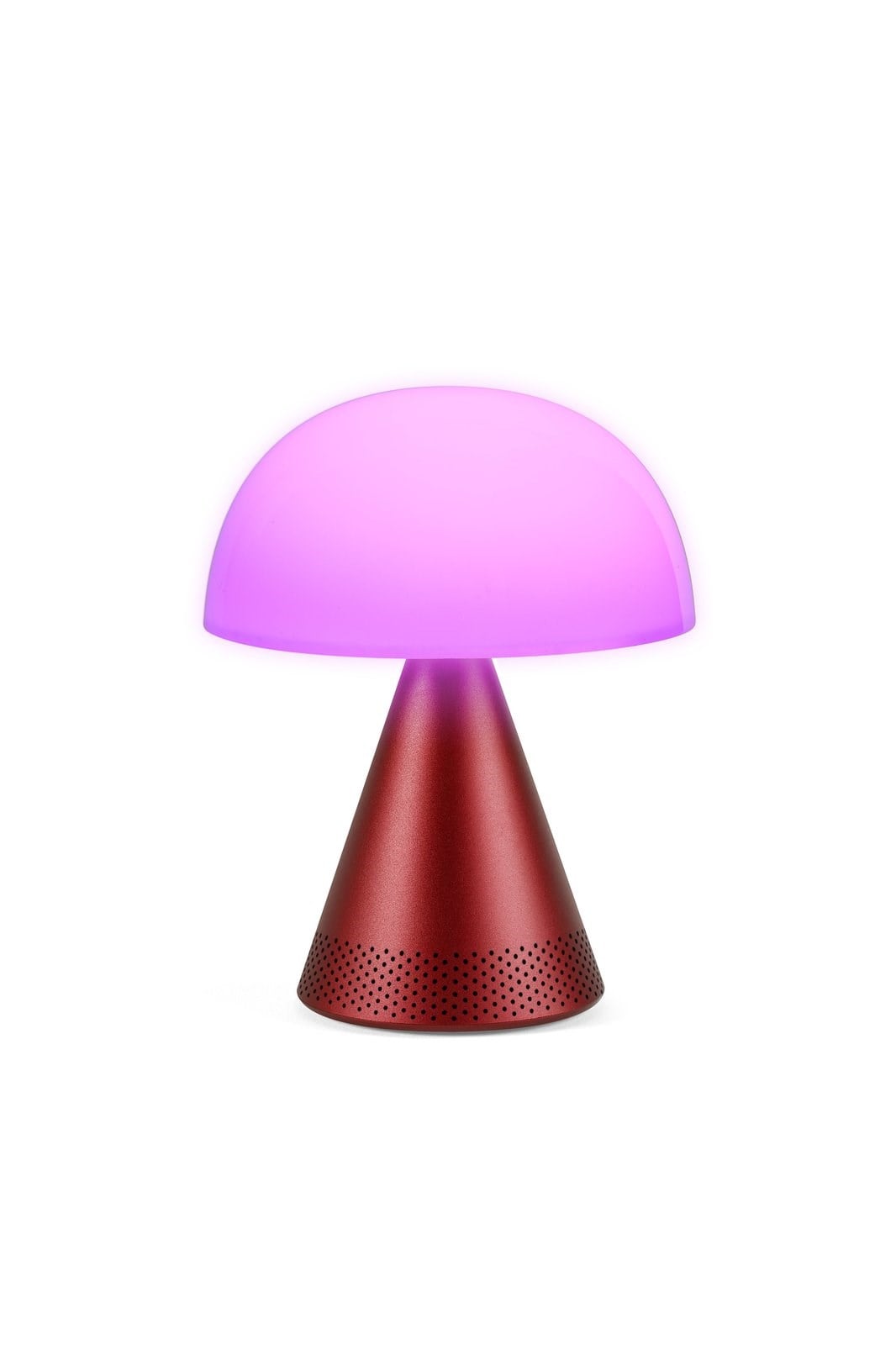 Lexon Mina L Led Lamba ve  Bluetooth Hoparlör Koyu Kırmızı