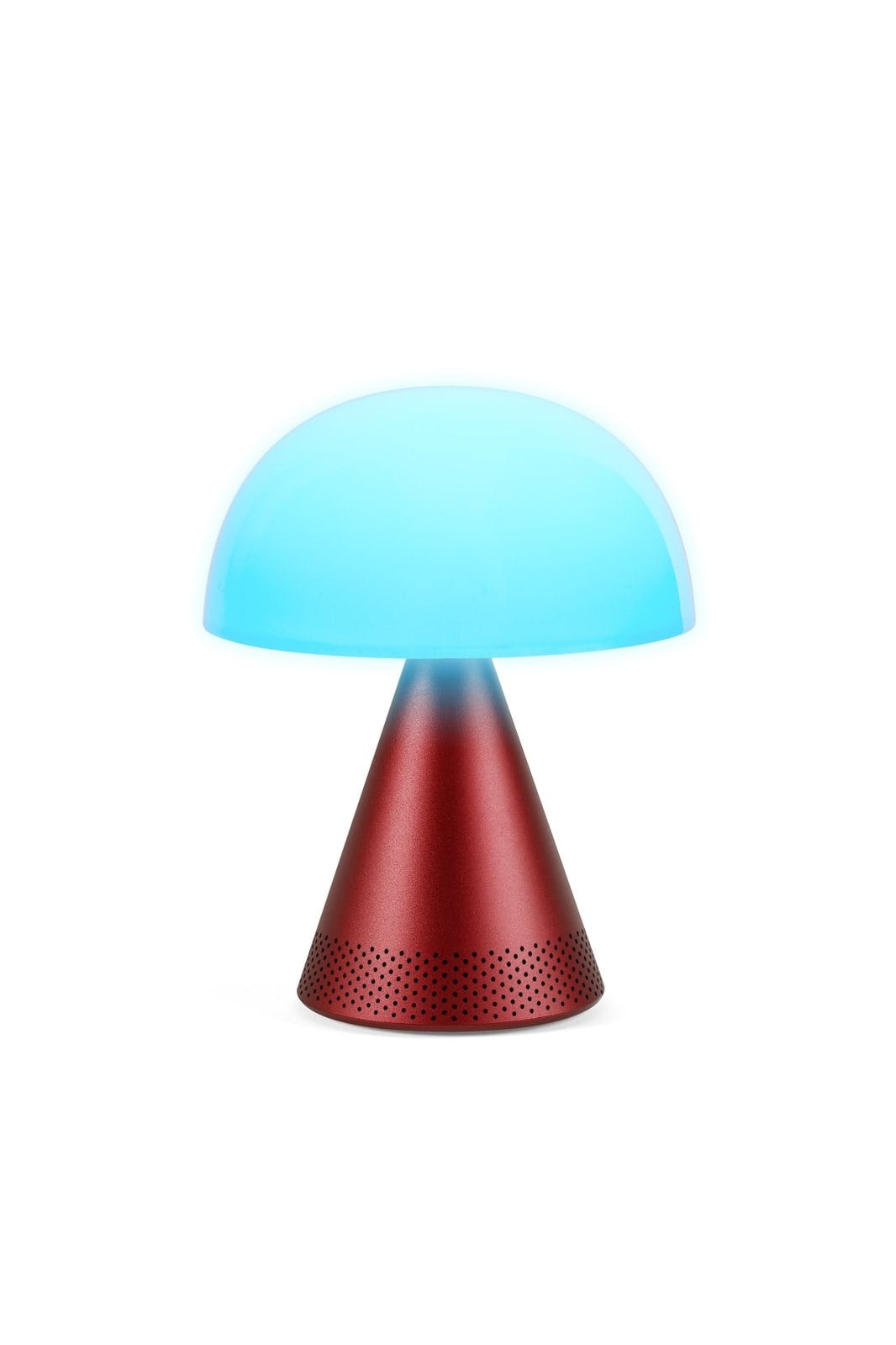 Lexon Mina L Led Lamba ve  Bluetooth Hoparlör Koyu Kırmızı