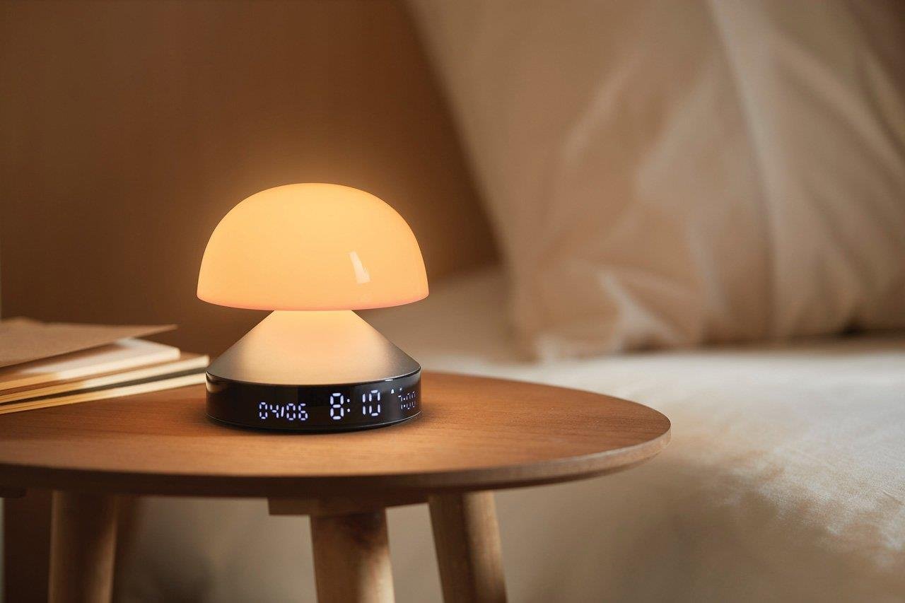Lexon Mina Sunrise Alarm Saatli Gün Işığı Simülatörü & Aydınlatma Açık Mavi