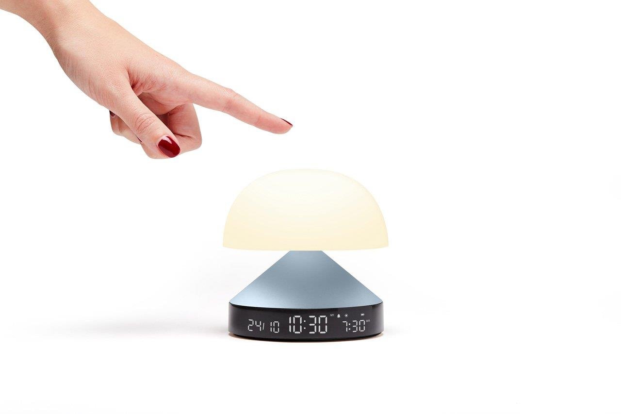 Lexon Mina Sunrise Alarm Saatli Gün Işığı Simülatörü & Aydınlatma Açık Mavi