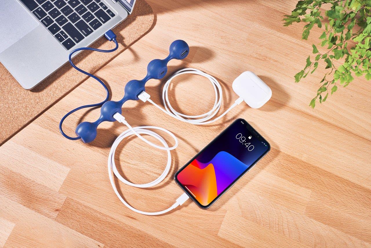 Lexon Peas Hub C USB Çoğaltıcı Pembe