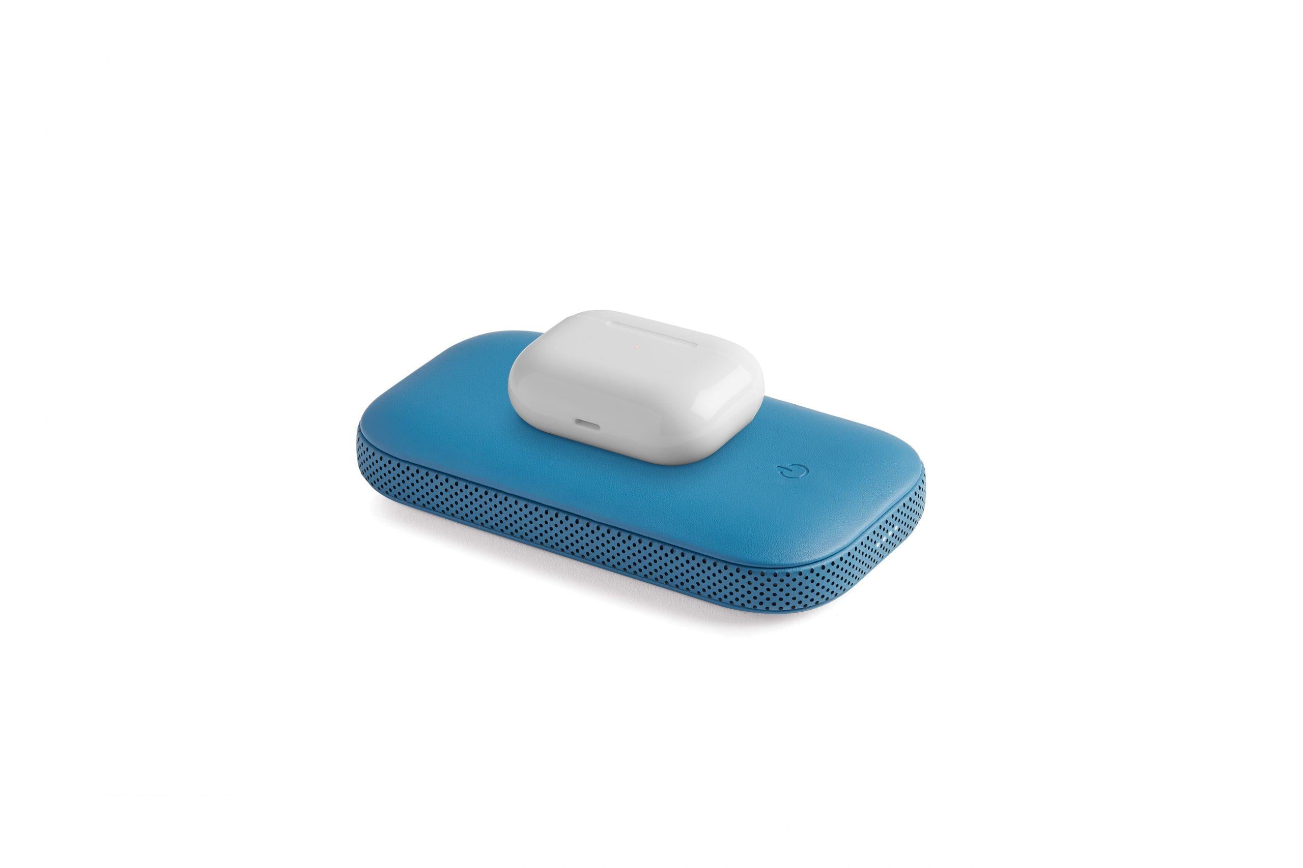 Lexon Powersound Deri Kablosuz  Şarj Cihazı ve Bluetooth Hoparlör