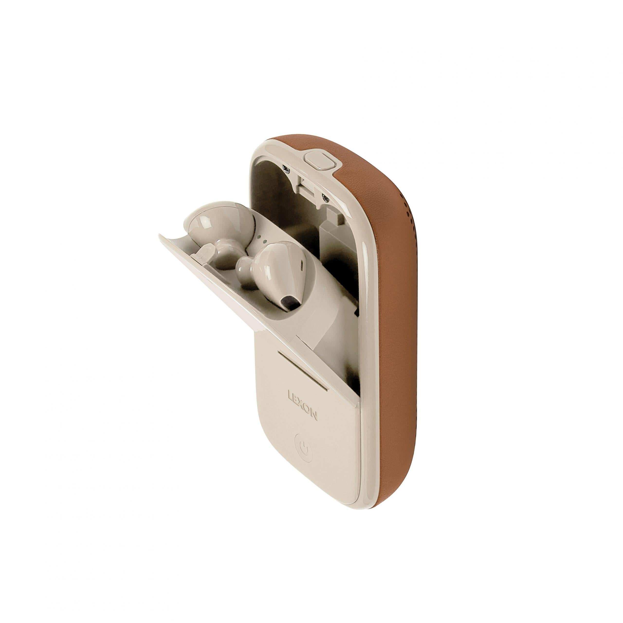 Lexon Speakerbuds Bluetooth Kulaklık & Bluetooth Hoparlör Kahverengi