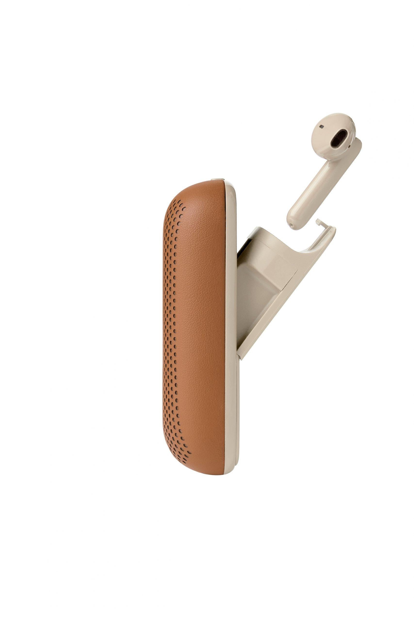 Lexon Speakerbuds Bluetooth Kulaklık & Bluetooth Hoparlör Kahverengi