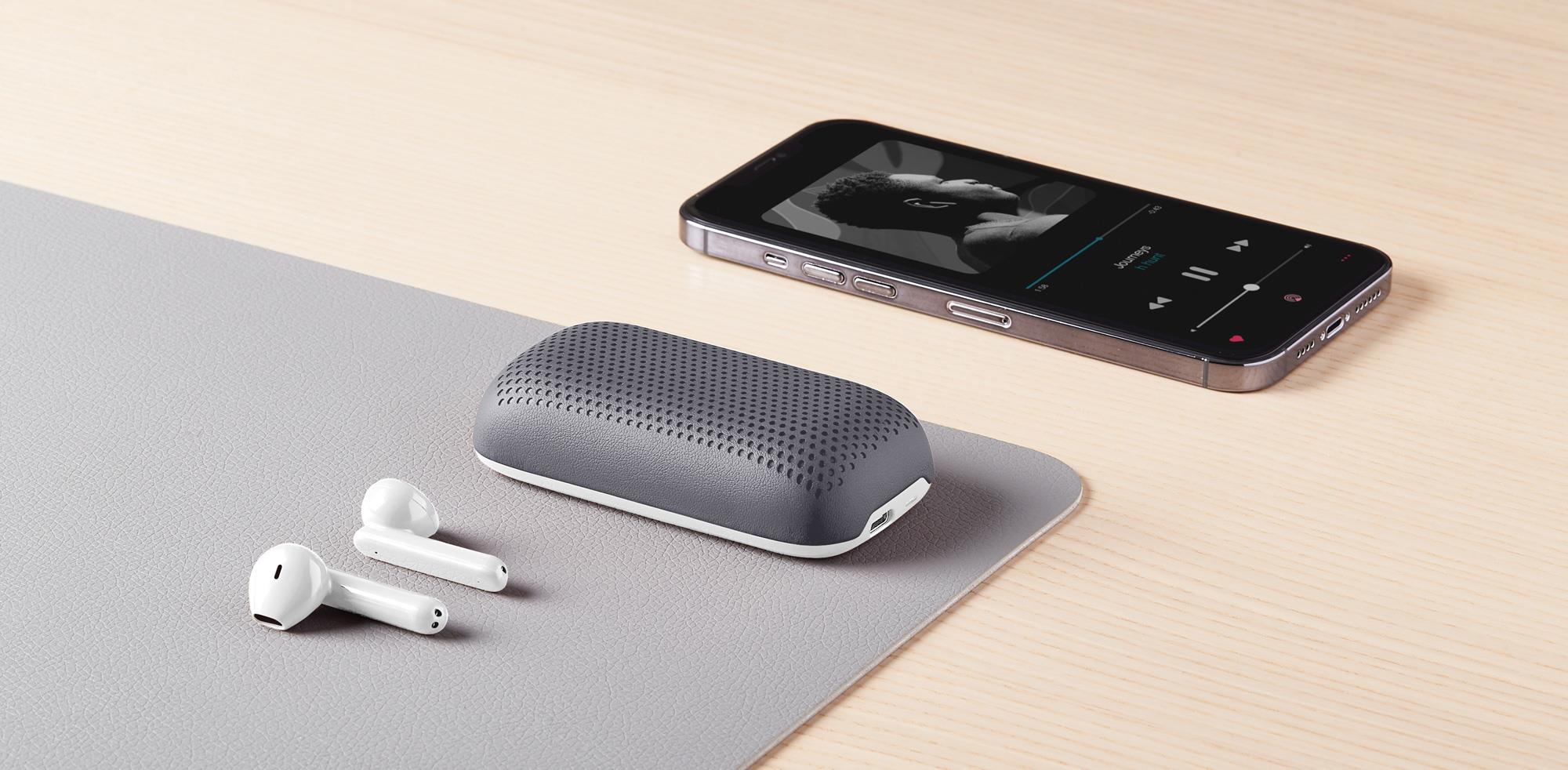 Lexon Speakerbuds Bluetooth Kulaklık & Bluetooth Hoparlör Gri