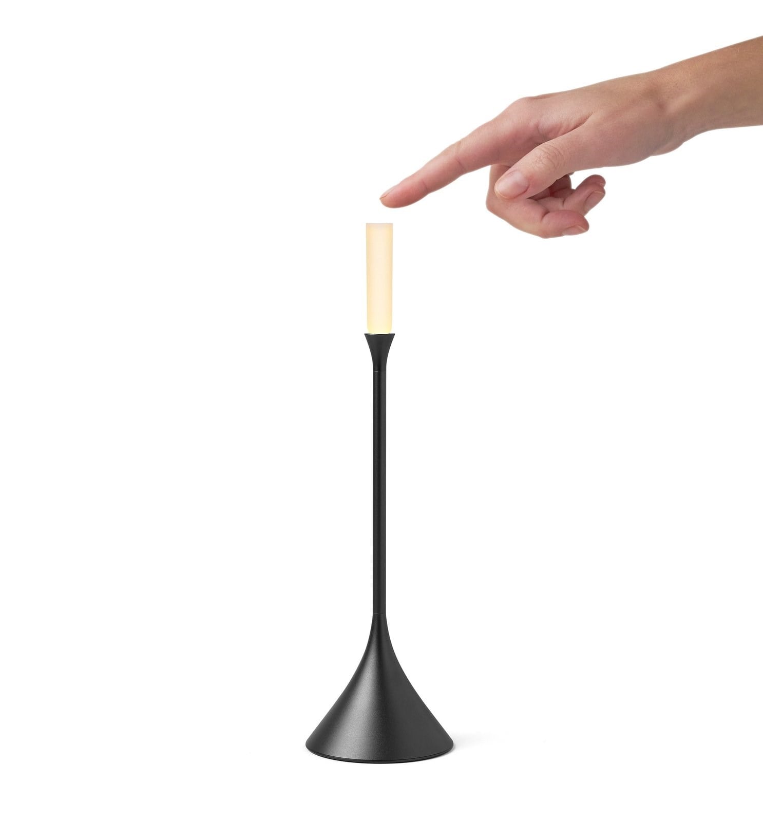 Lexon Steli Candle Aydınlatma Metalik Gri