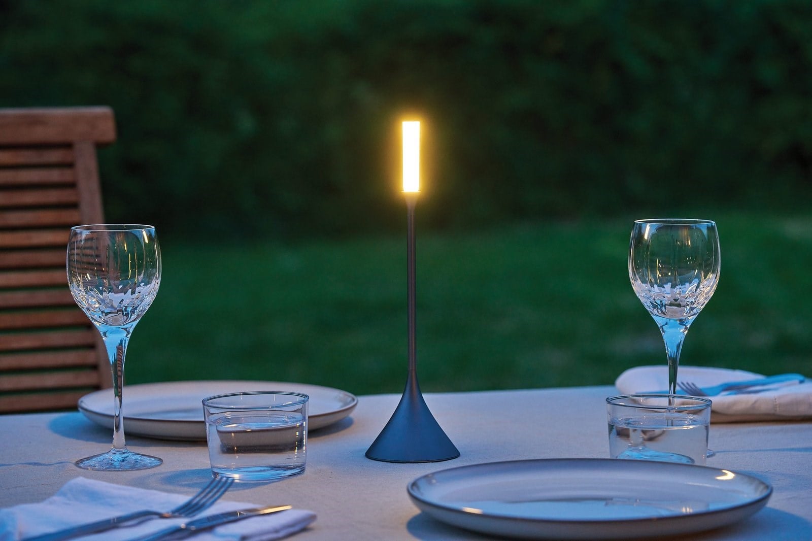 Lexon Steli Candle Aydınlatma Metalik Gri