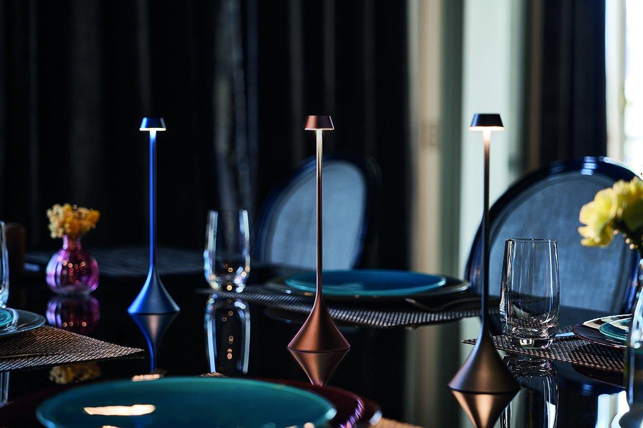 Lexon Steli Shade Led Masa Lambası Bronz
