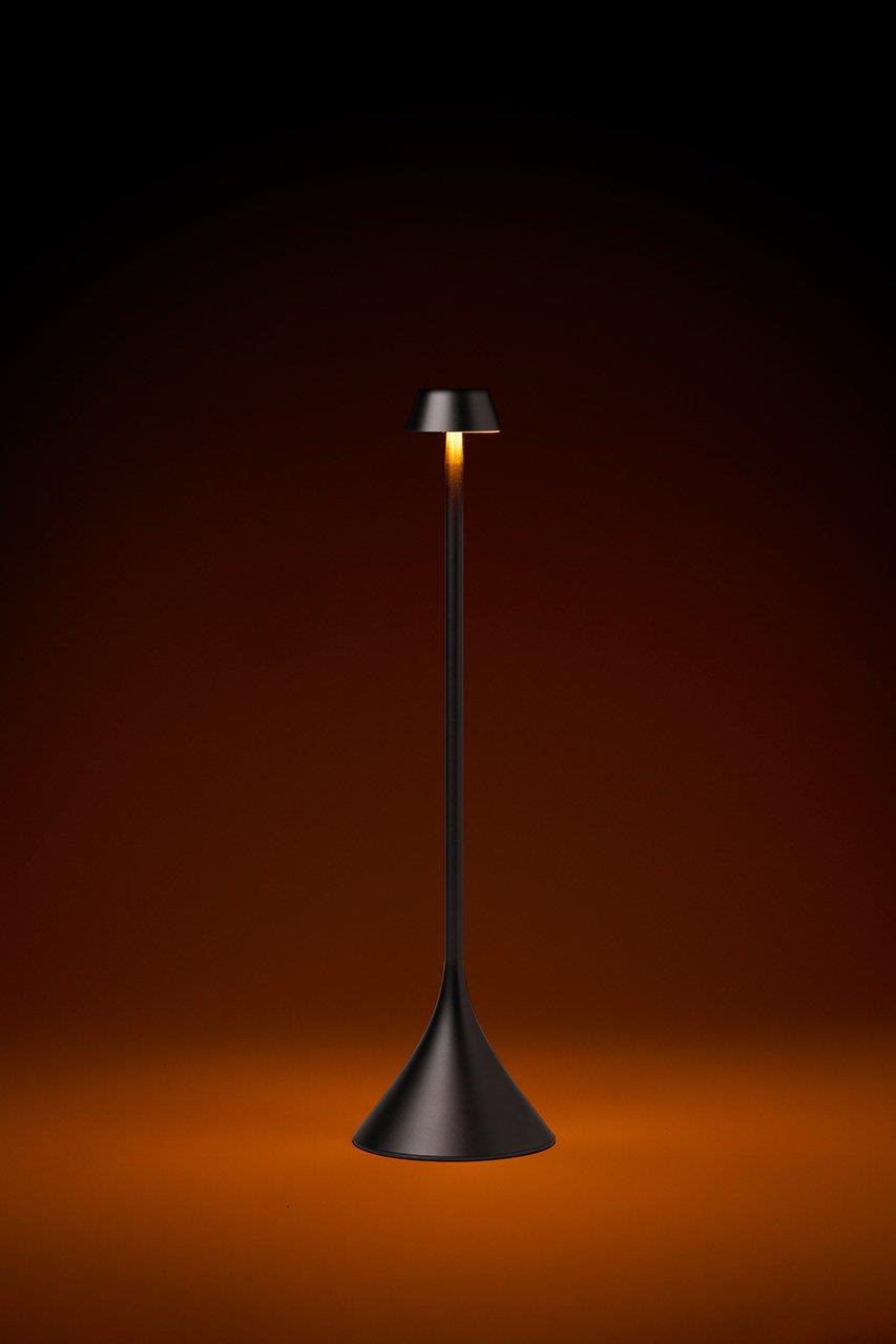 Lexon Steli Shade Led Masa Lambası Metalik Gri