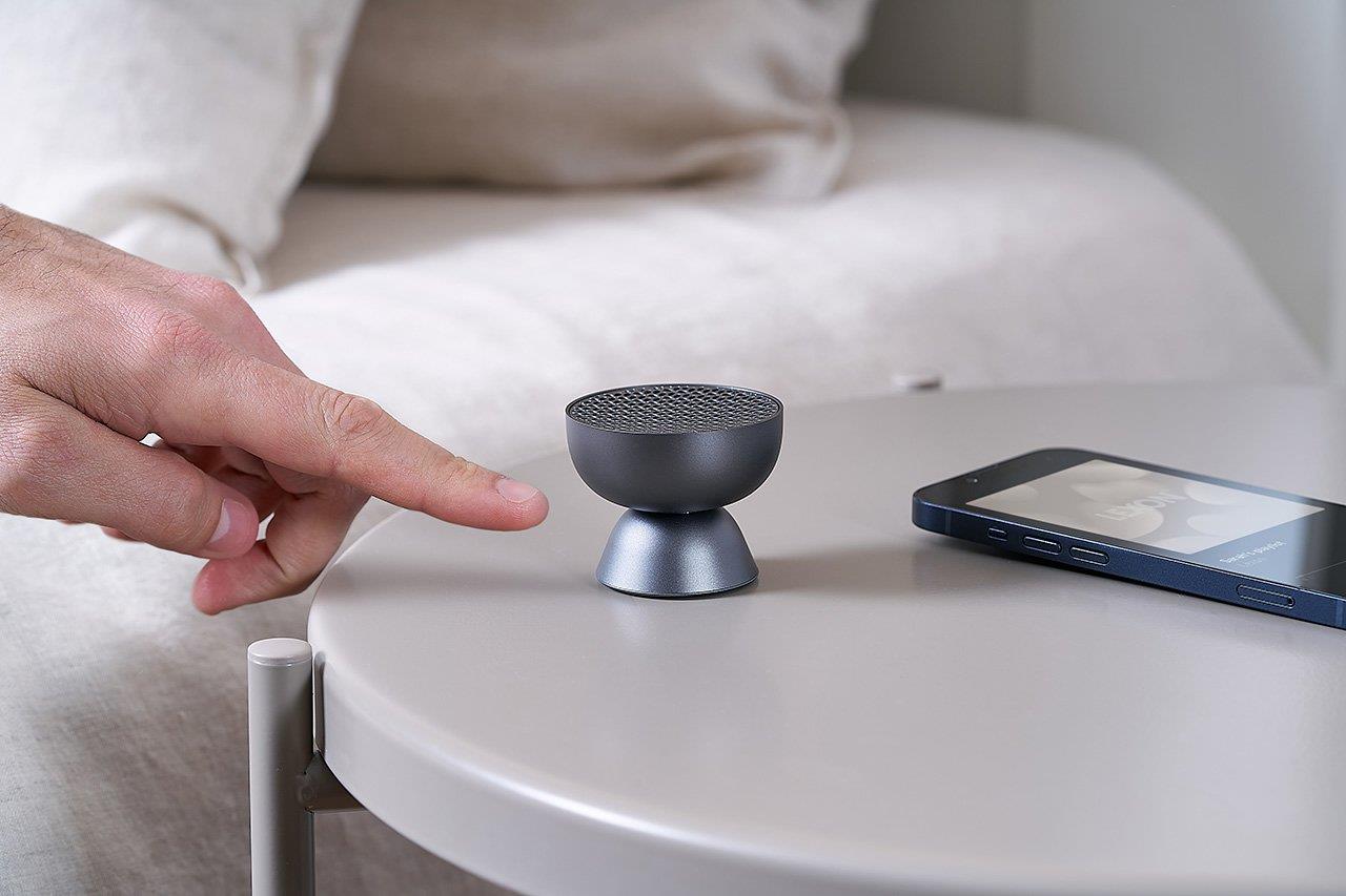 Lexon Tamo TWS  Bluetooth Hoparlör Metalik Gri