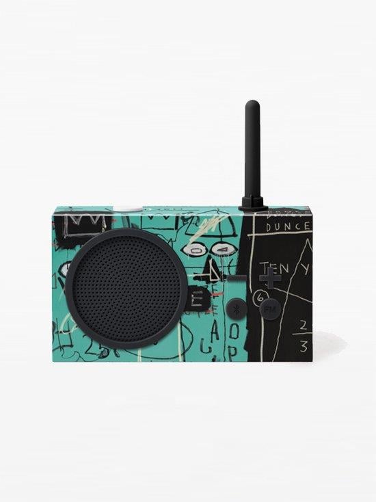 Lexon Tykho 3 Bluetooth Hoparlör ve Radyo X Jean-Michel Basquiat Pi