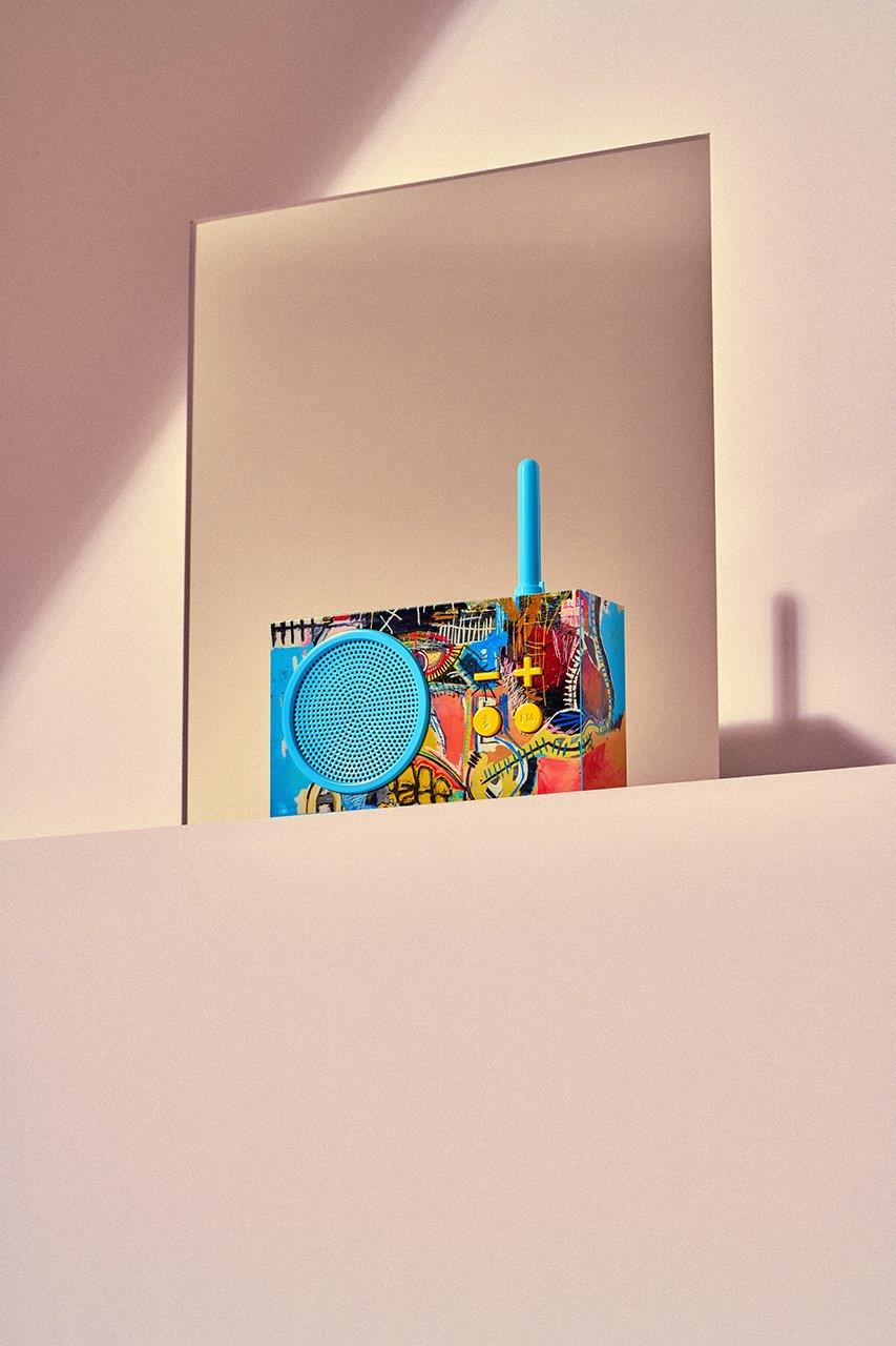 Lexon Tykho 3 Bluetooth Hoparlör ve Radyo X Jean-Michel Basquiat Skull