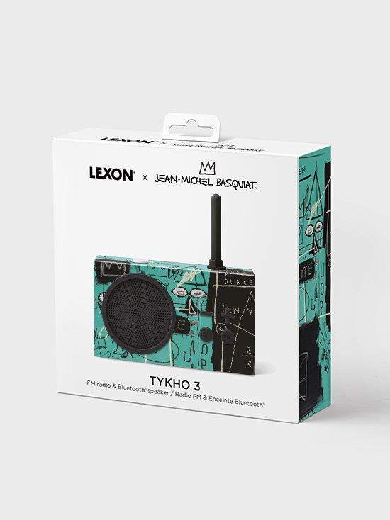Lexon Tykho 3 Bluetooth Hoparlör ve Radyo X Jean-Michel Basquiat Pi