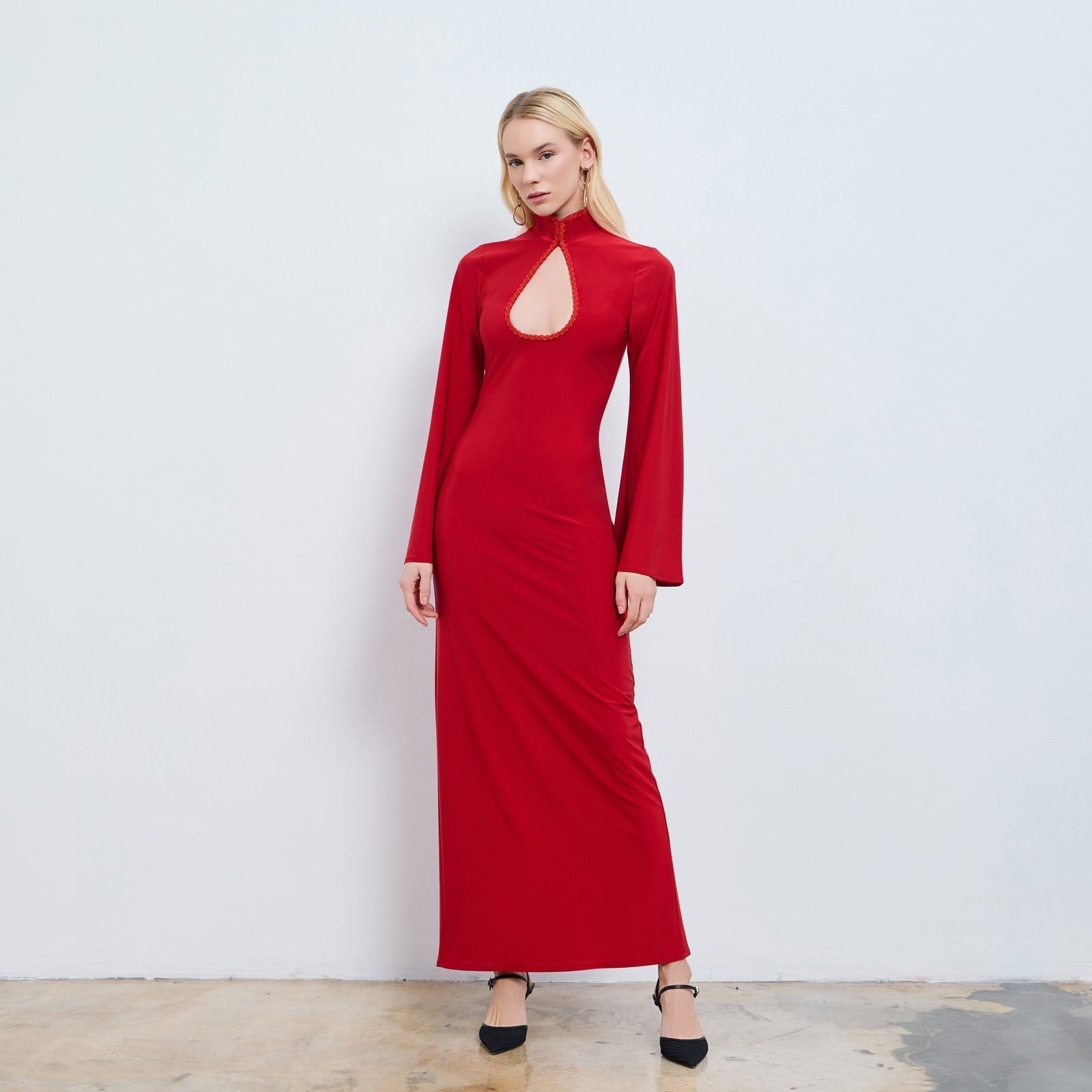 Linn Cut-out Detailed Maxi Dress