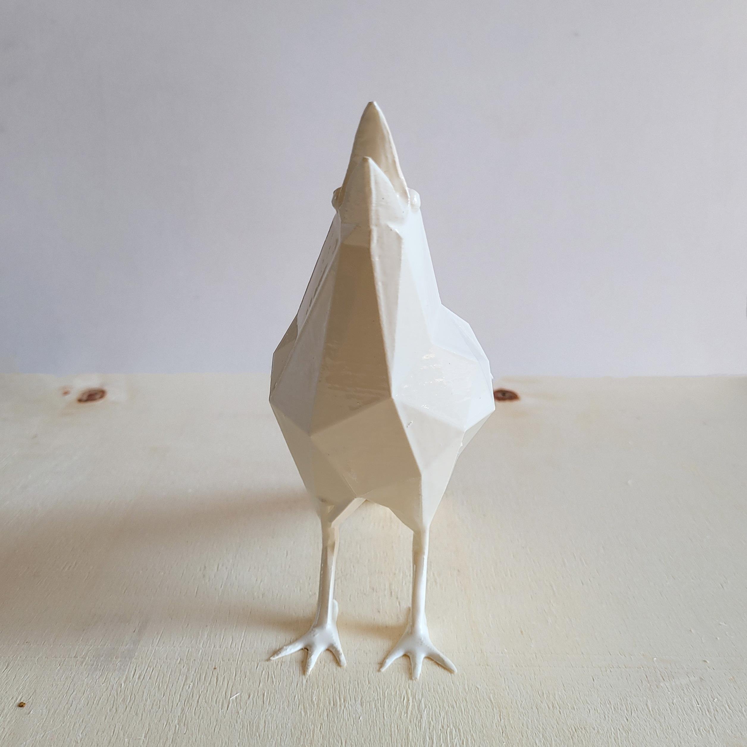 Low Poly Karga Figürü | Kemik
