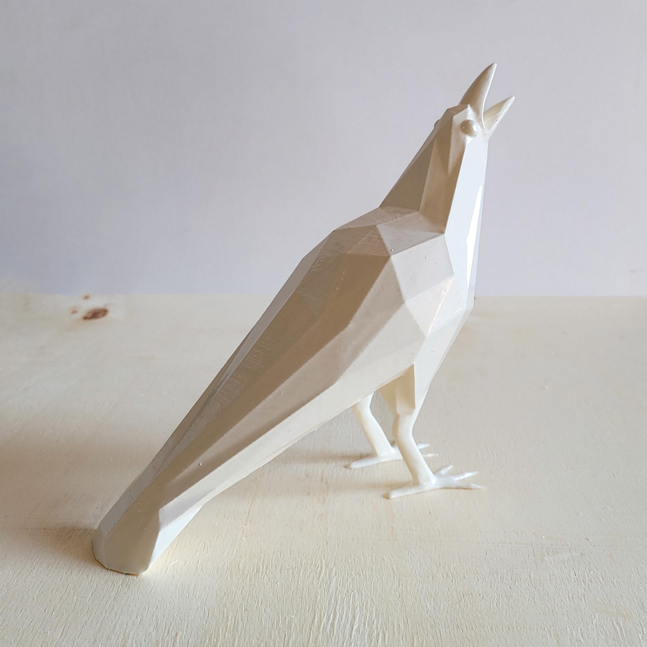 Low Poly Karga Figürü | Kemik