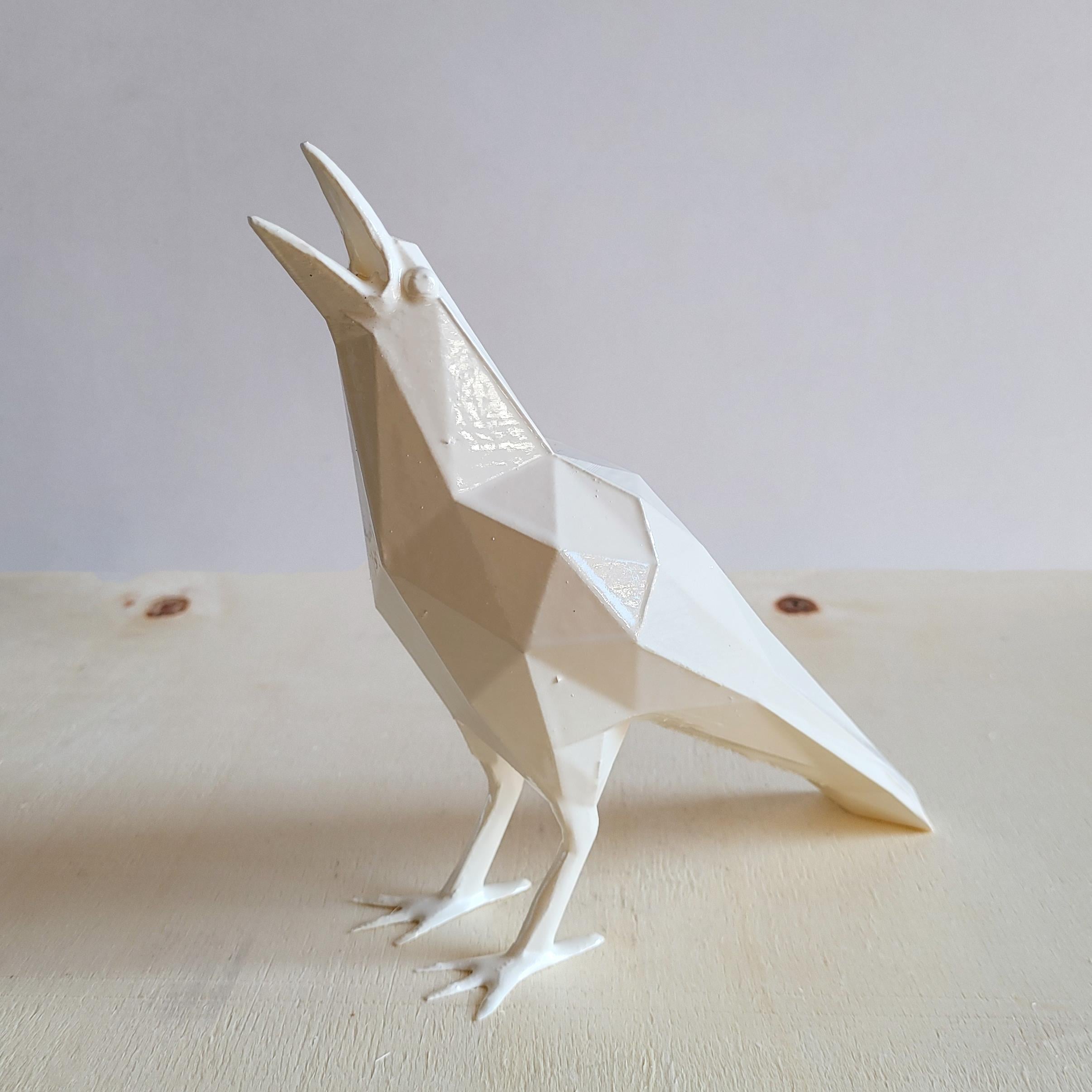 Low Poly Karga Figürü | Kemik