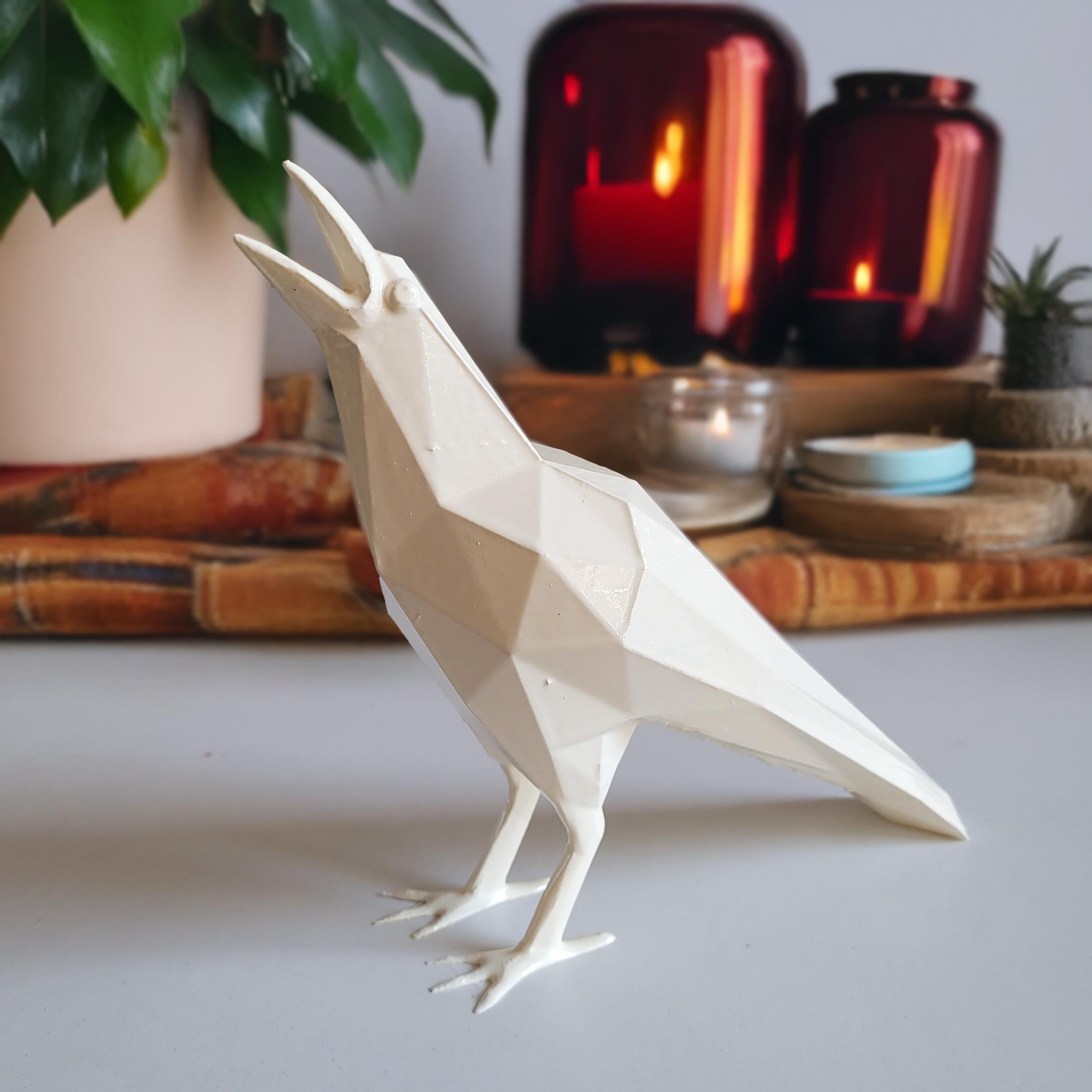 Low Poly Karga Figürü | Kemik