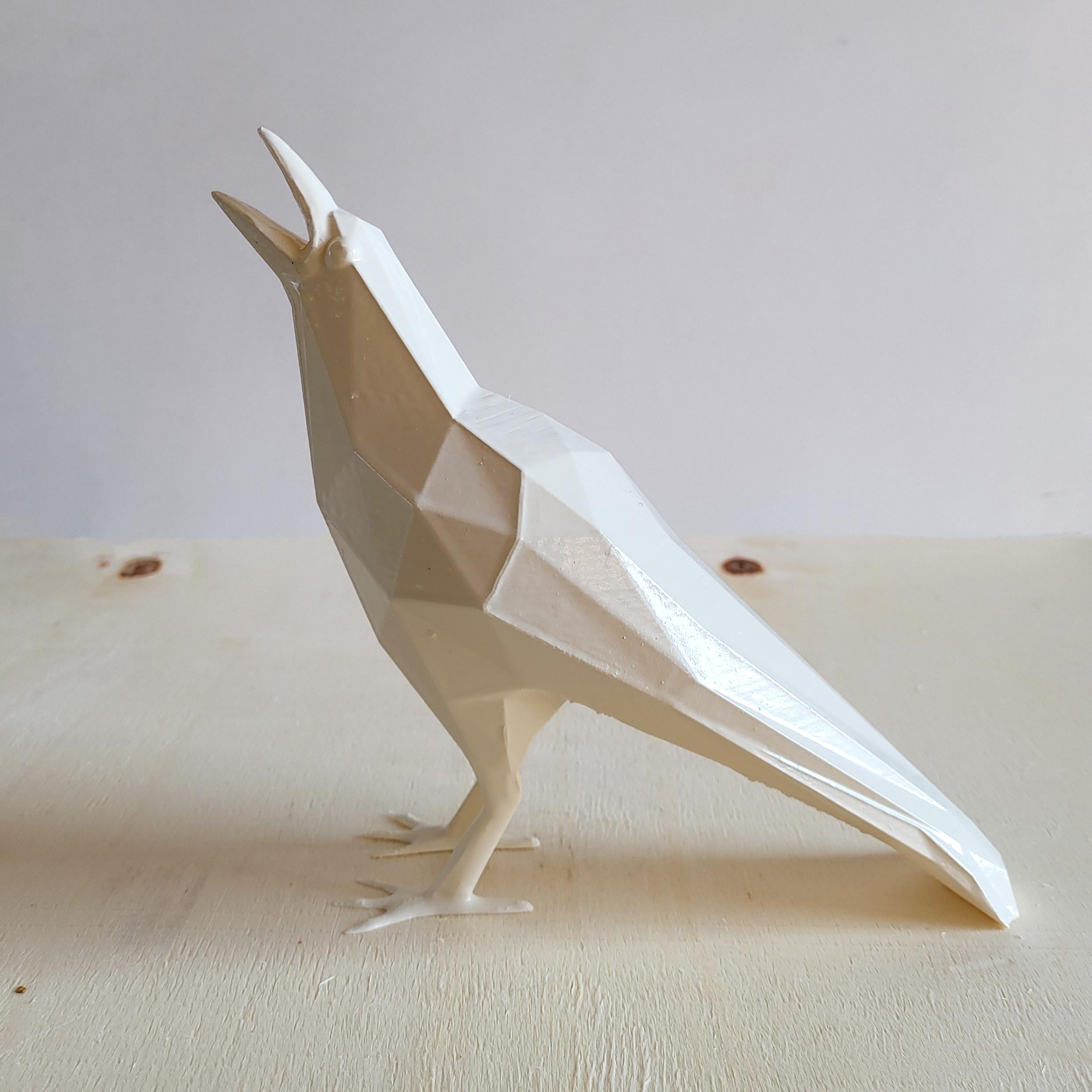 Low Poly Karga Figürü | Kemik