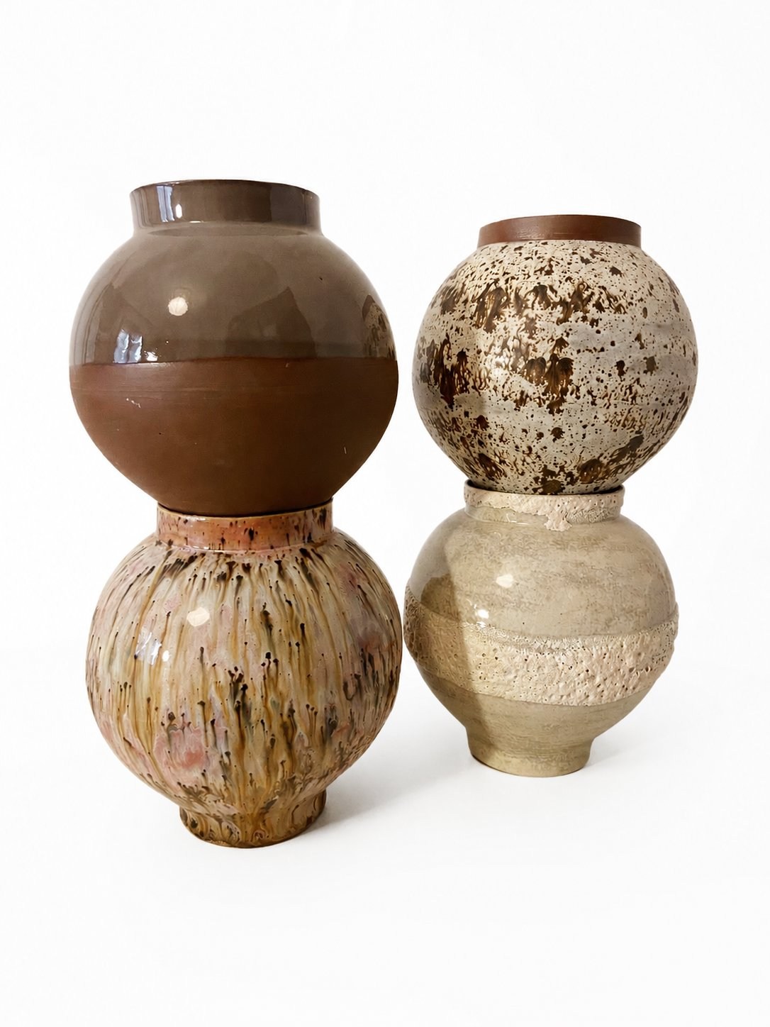 Magmarble StonewareSeramik Dekoratif Obje Vazo