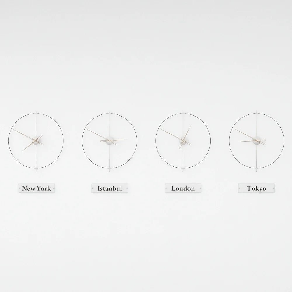Massive Simple World Clocks Duvar Saati