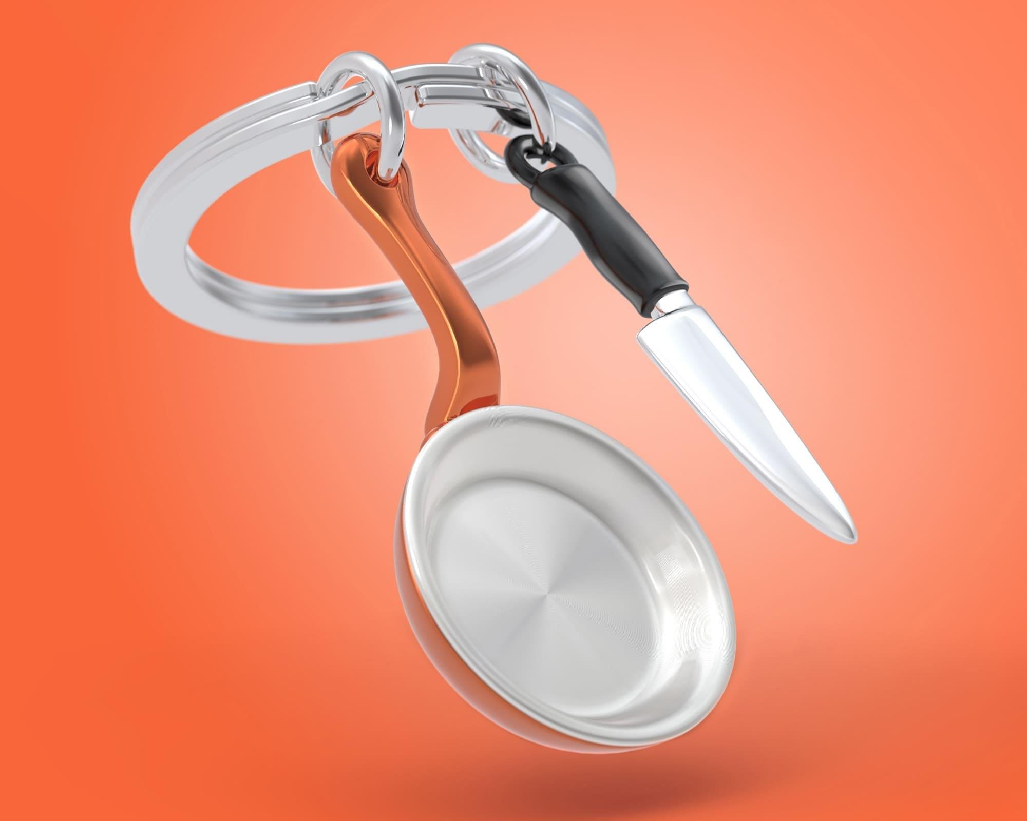 Metalmorphose Chef de Quisine Anahtarlık