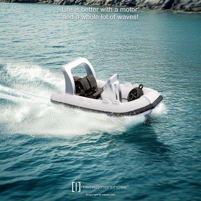 Metalmorphose Kauçuk Motorboat Anahtarlık