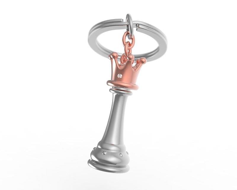 Metalmorphose Queen Chess Anahtarlık