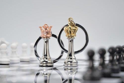 Metalmorphose Queen Chess Anahtarlık