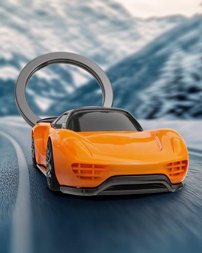 Metalmorphose Supercar Anahtarlık Turuncu