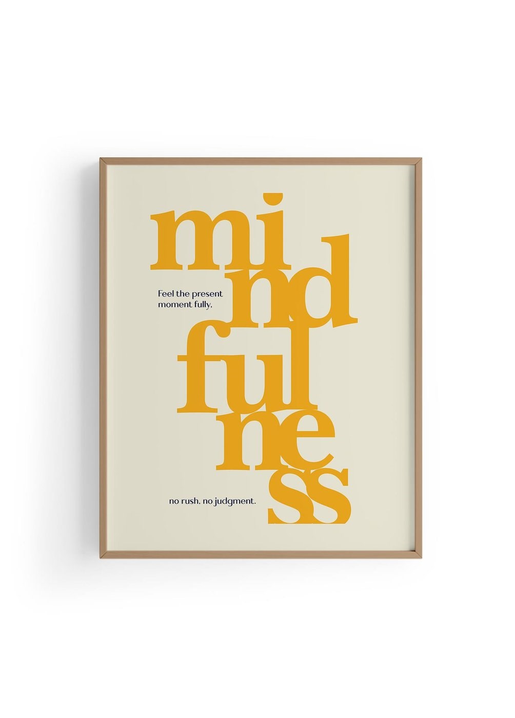Mindfulness | Tipografi Posteri