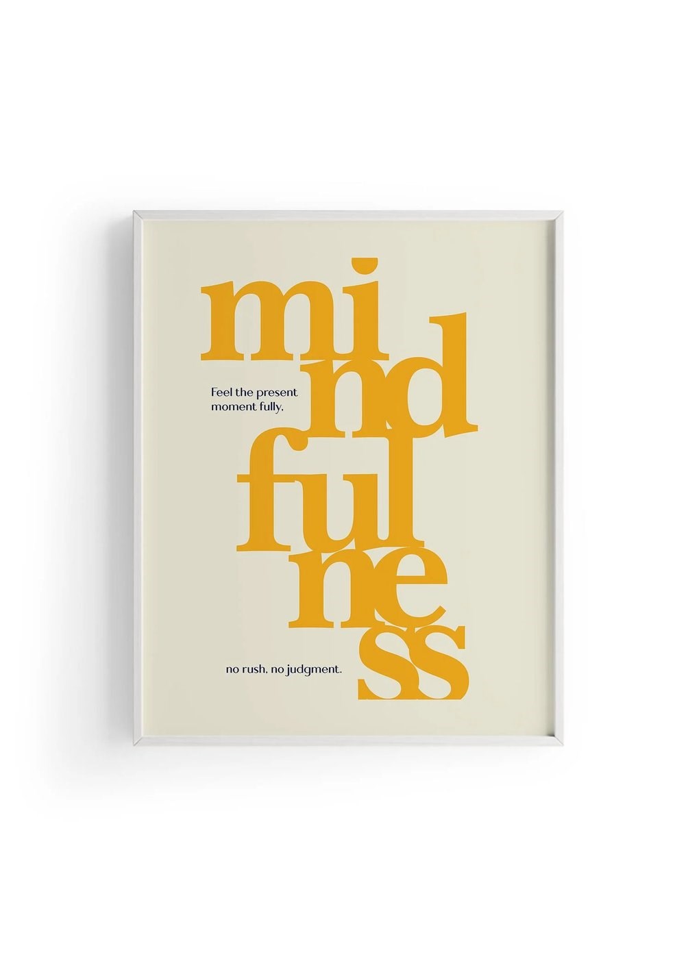 Mindfulness | Tipografi Posteri