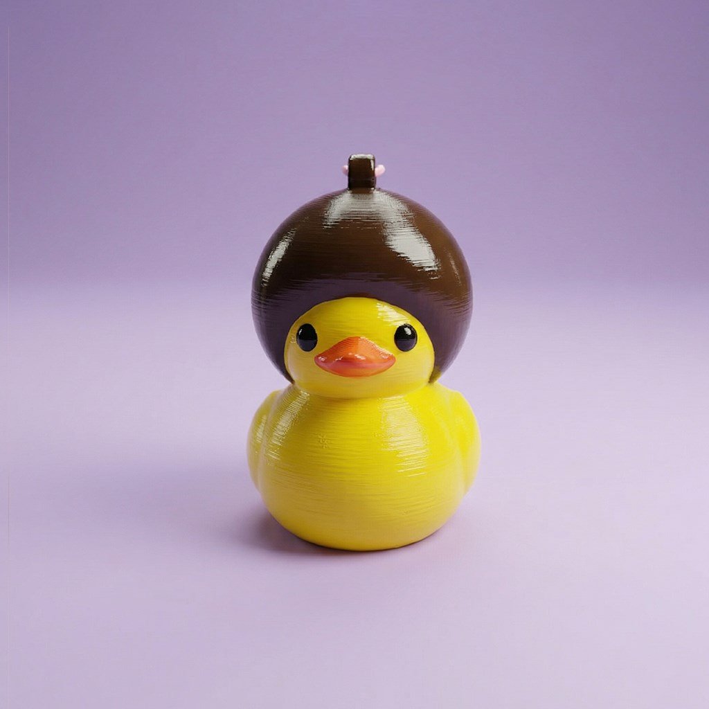 Mini Ördek Anahtarlık | Afro Duck