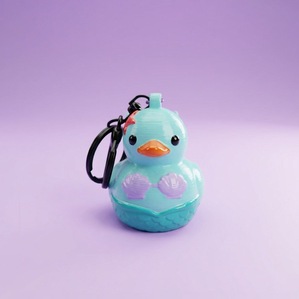 Mini Ördek Anahtarlık | Mermaid Duck