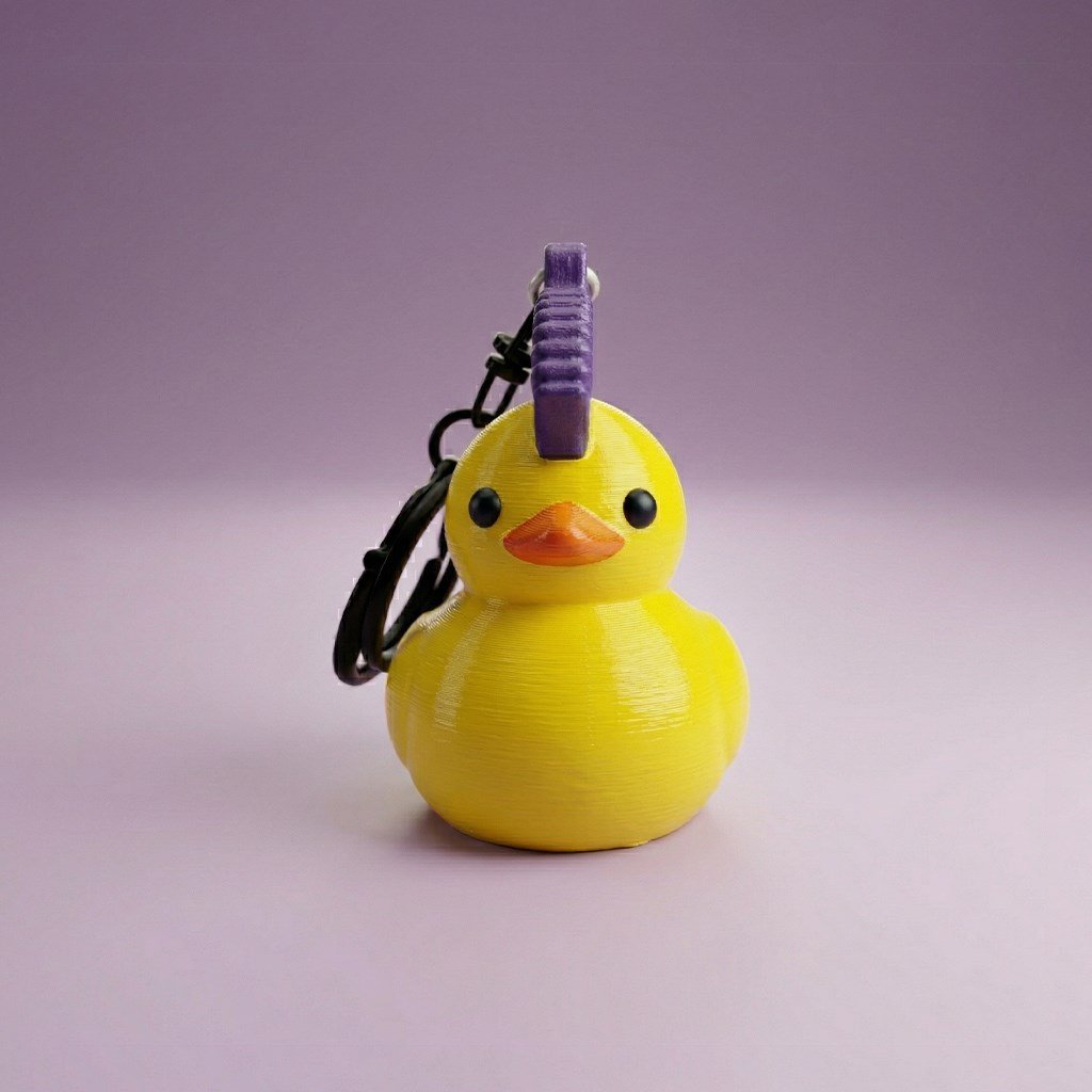 Mini Ördek Anahtarlık | Mohawk Duck