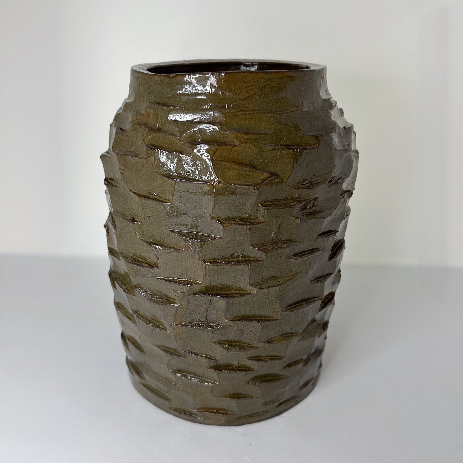 Mossbound Stoneware Orta Vazo