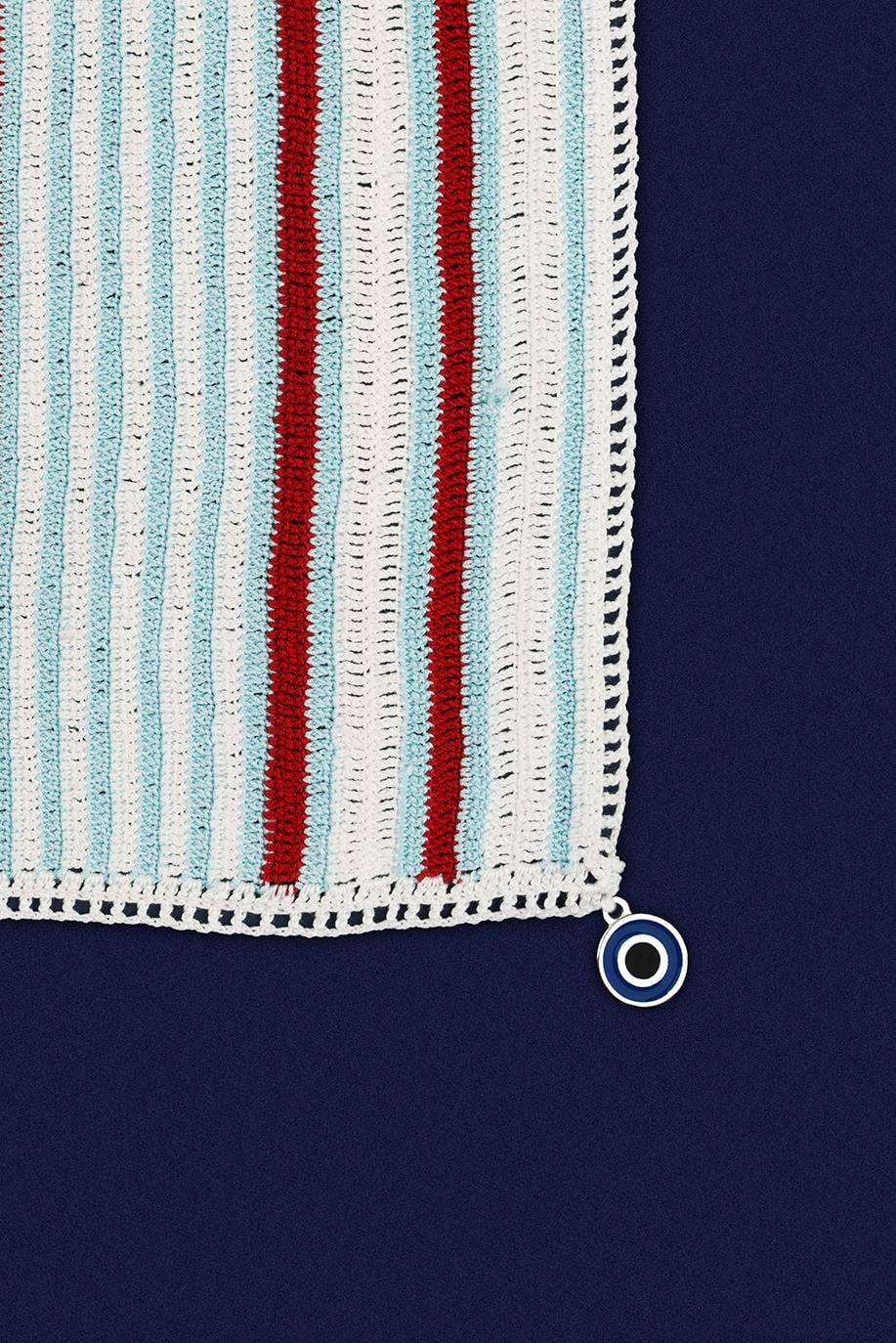 Multistripes El İşi Dantel Örtü
