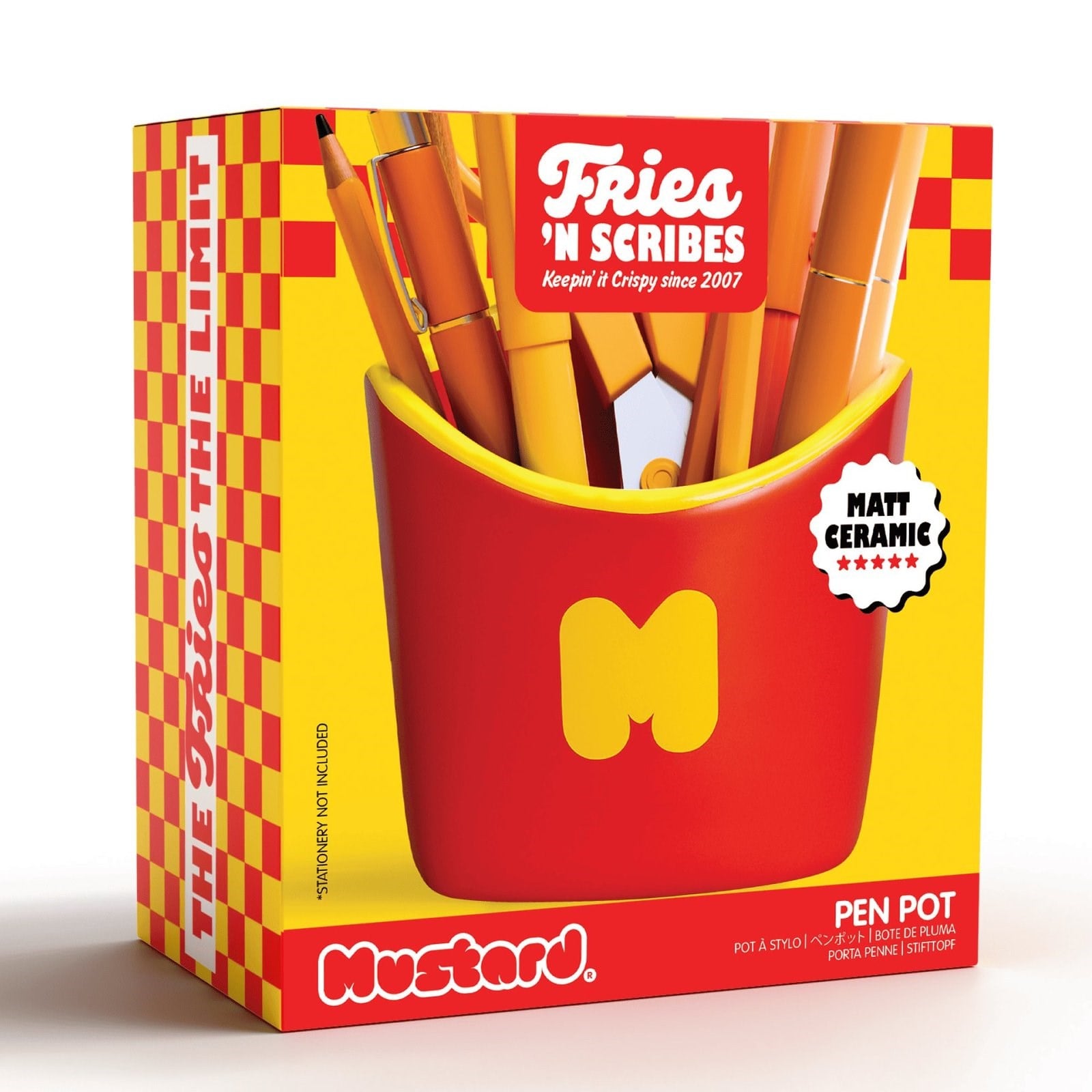 Mustard Fries Seramik Kalemlik