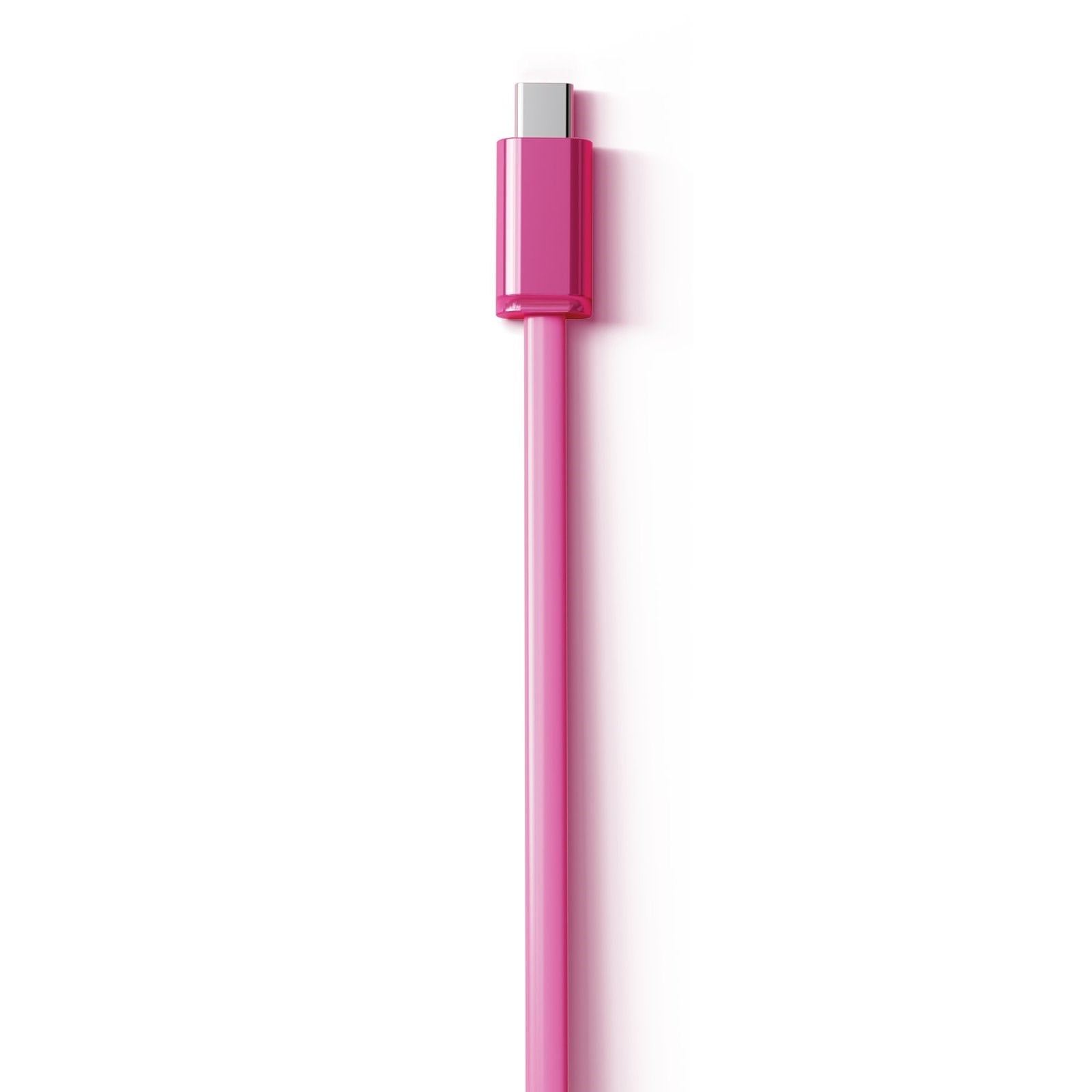 Mustard Juicy Boosta  USB-C 100W Hızlı Şarj Kablosu - Pembe