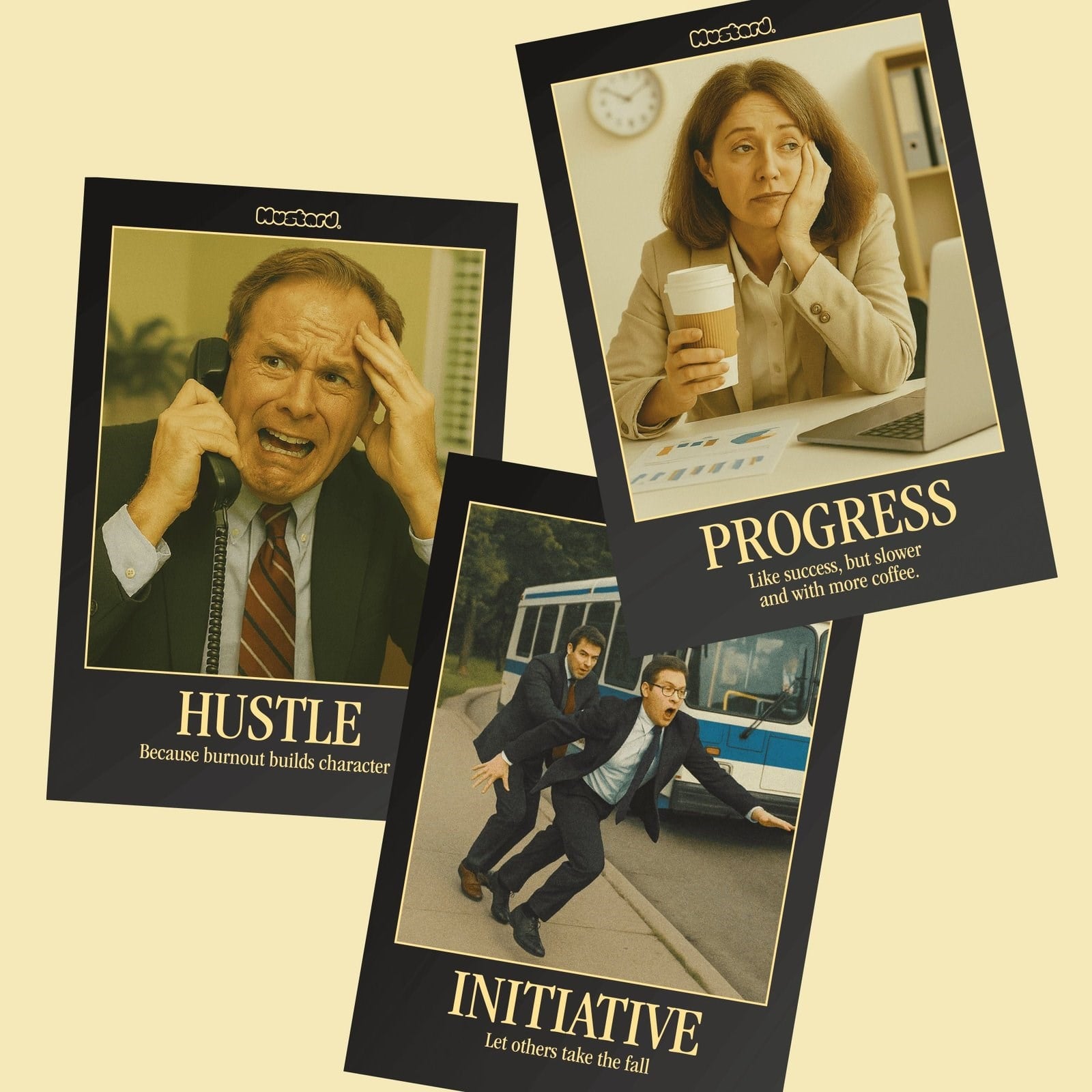 Mustard Retro Motivasyon Mesajları