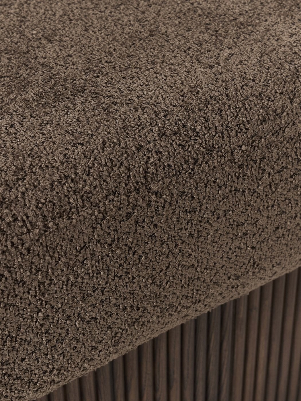 Nala Depolama Alanlı Modern Kumaş Kaplı Bench