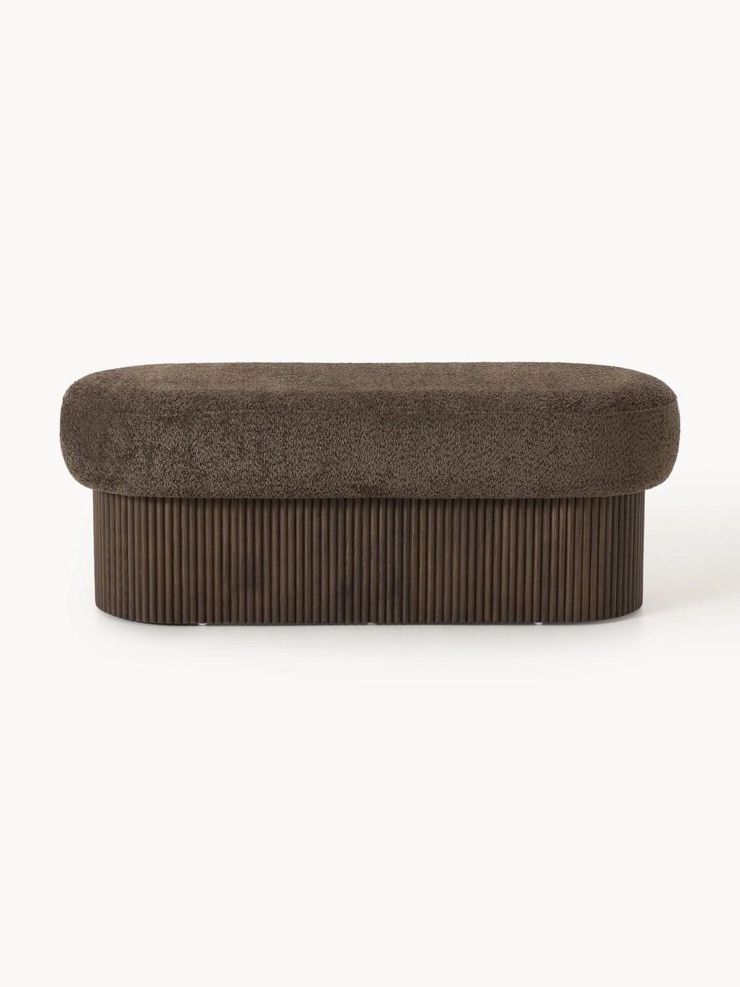 Nala Depolama Alanlı Modern Kumaş Kaplı Bench