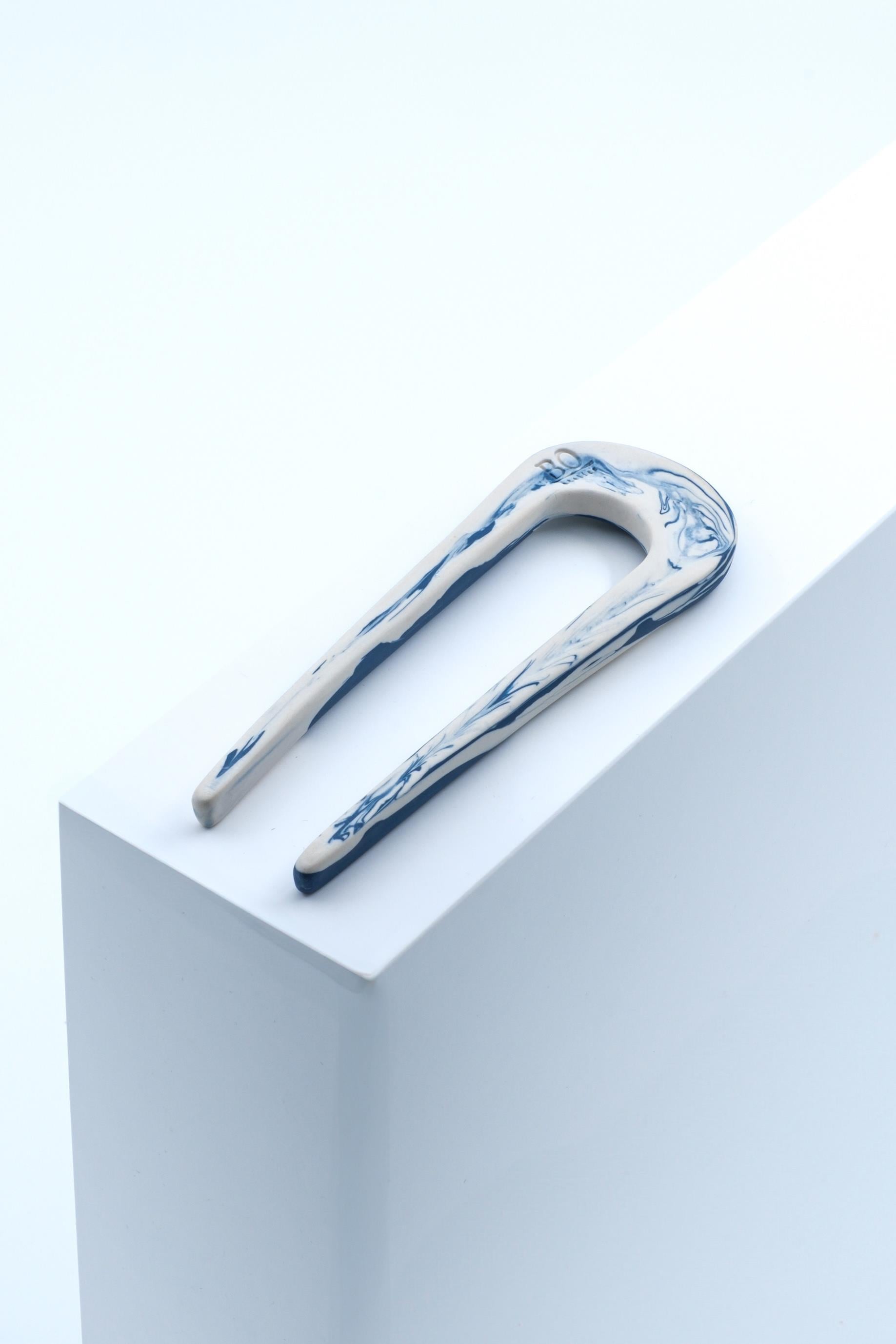 Ocean Porselen Hair Pin