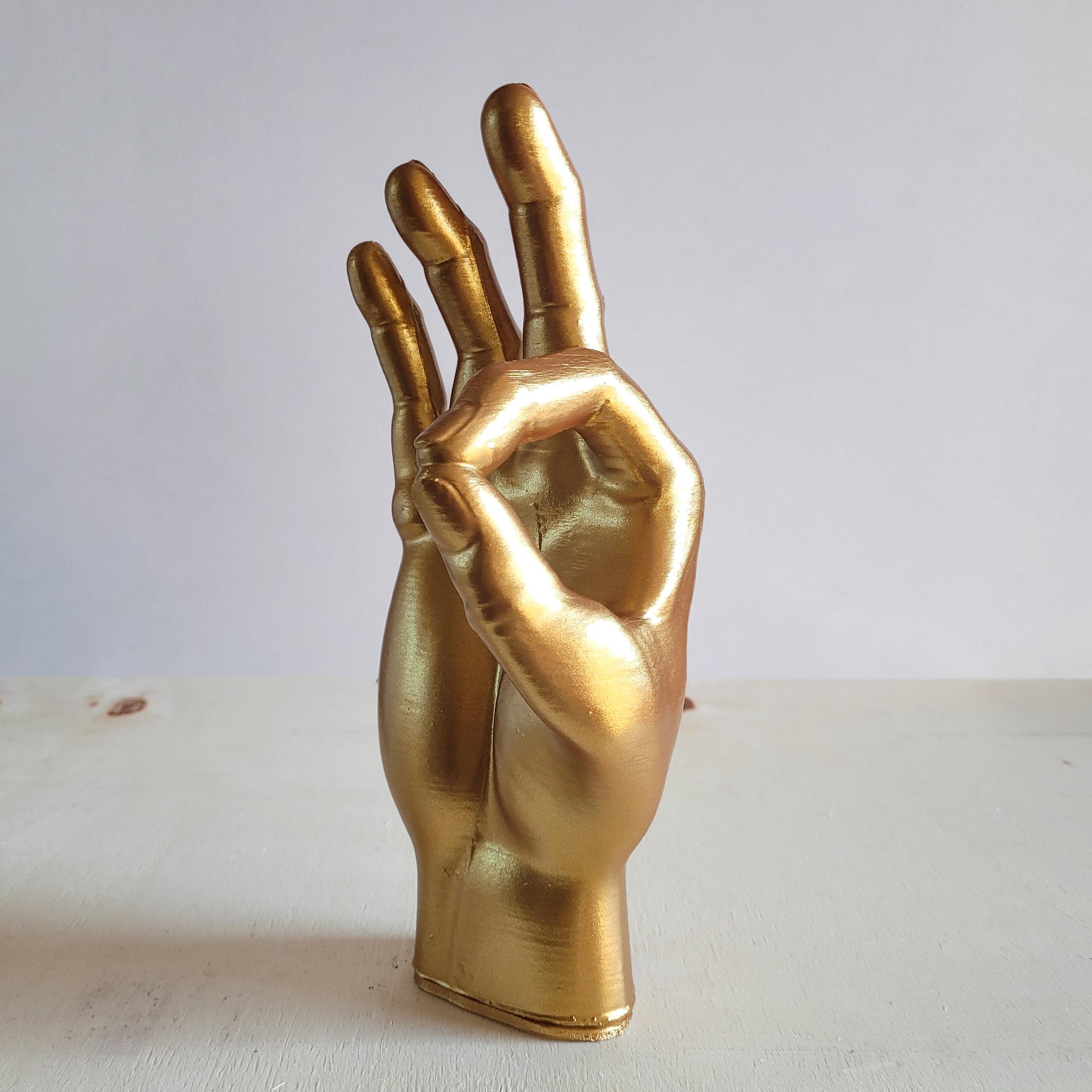 Okey El Figürü | Antik Gold
