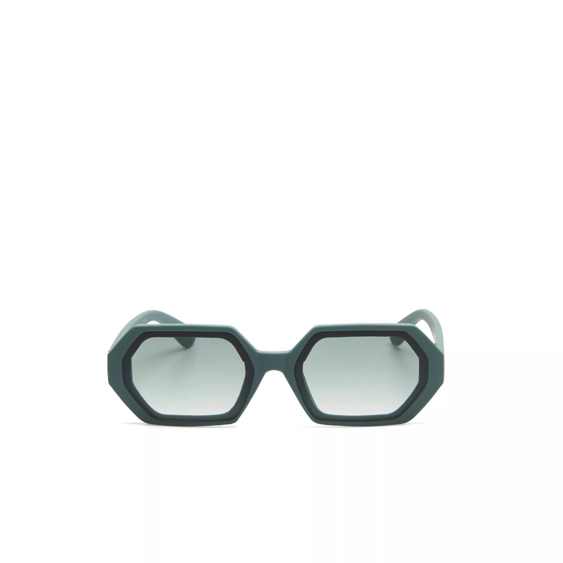 Okkia Andrea Altıgen Unisex  Güneş Gözlüğü Yeşil