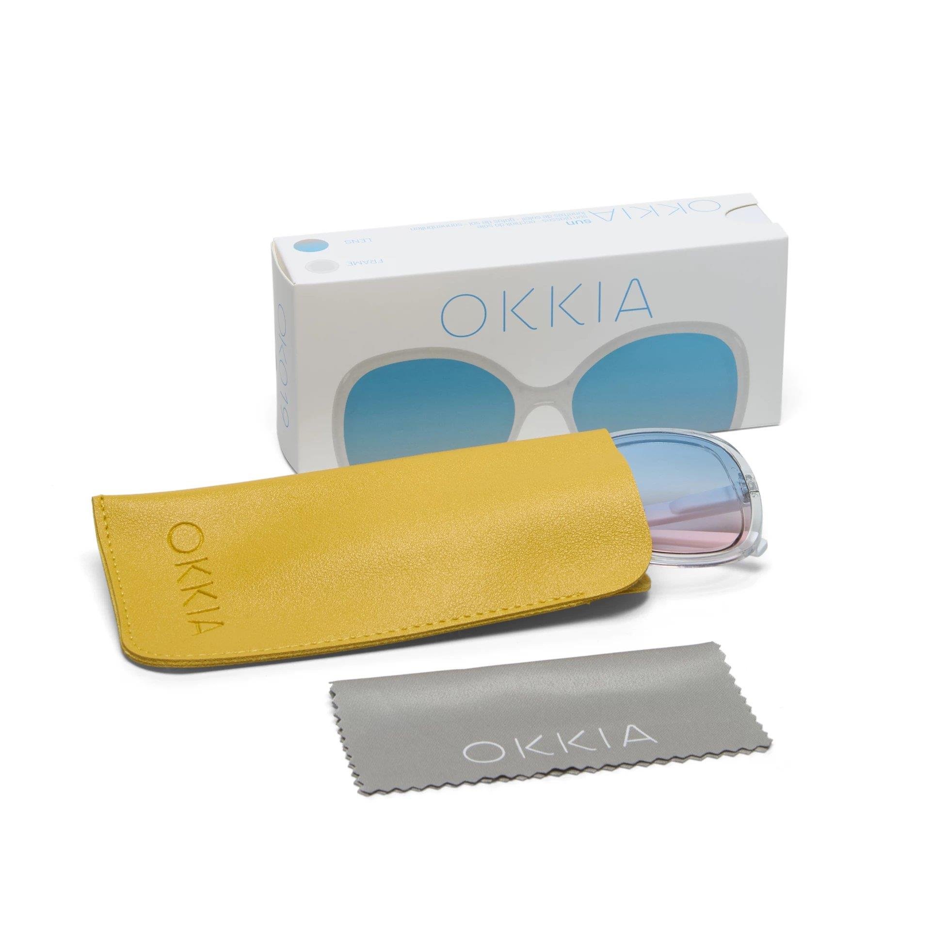 Okkia Anna Butterfly Güneş Gözlüğü Blue/Pink Degrade