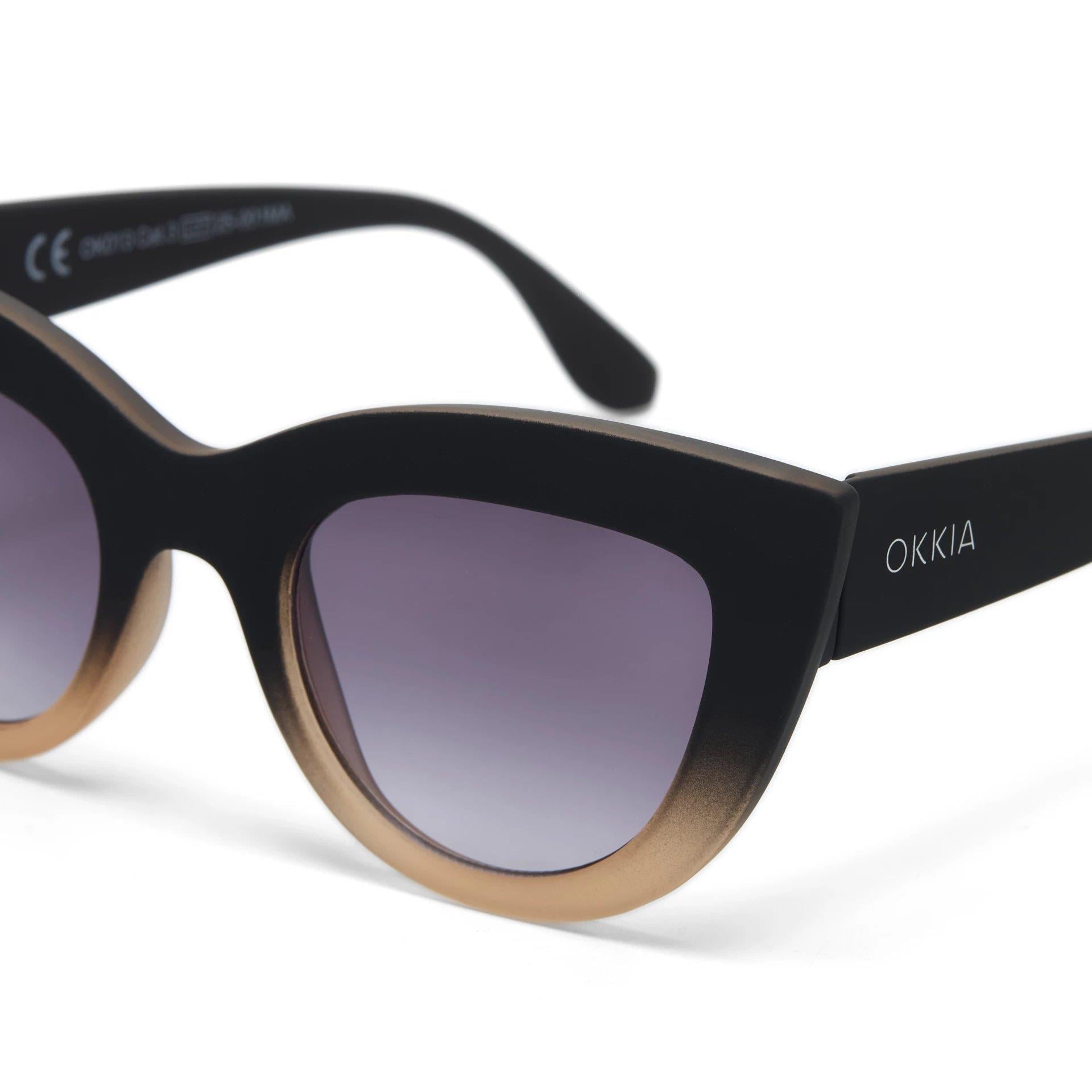 Okkia Claudia Big Cat Güneş Gözlüğü Black Rose