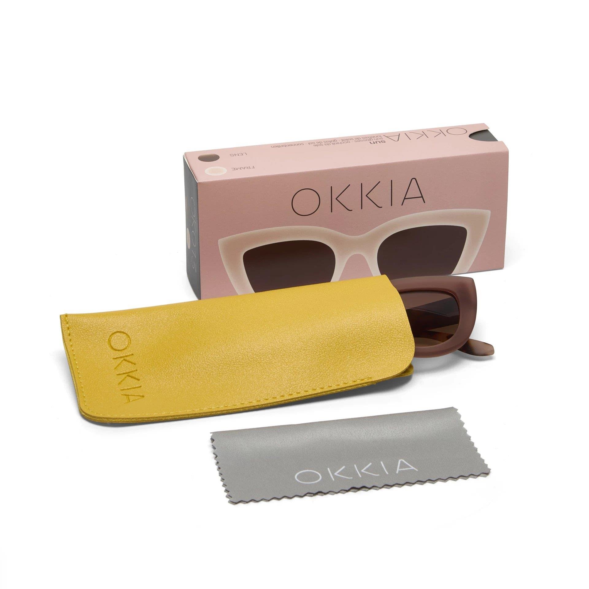 Okkia Claudia Big Cat Güneş Gözlüğü Pink Havana